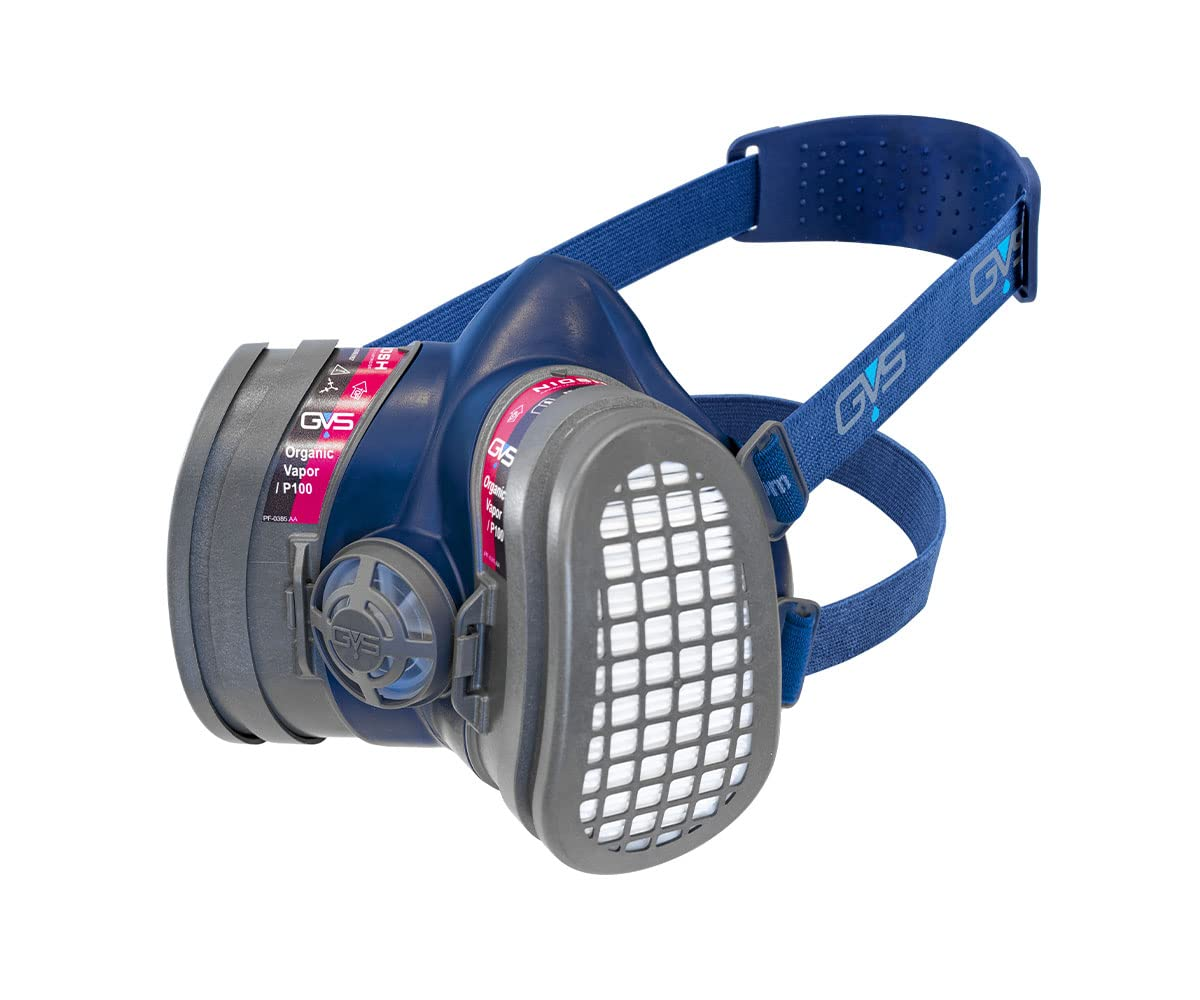 SPR657 Elipse Low Profile Mask with Filters for Dust, Organic Gases and Vapors, M/L