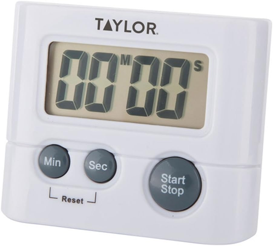 Temporizador digital Taylor con pantalla de 99 minutos y 59 segundos facil de usar