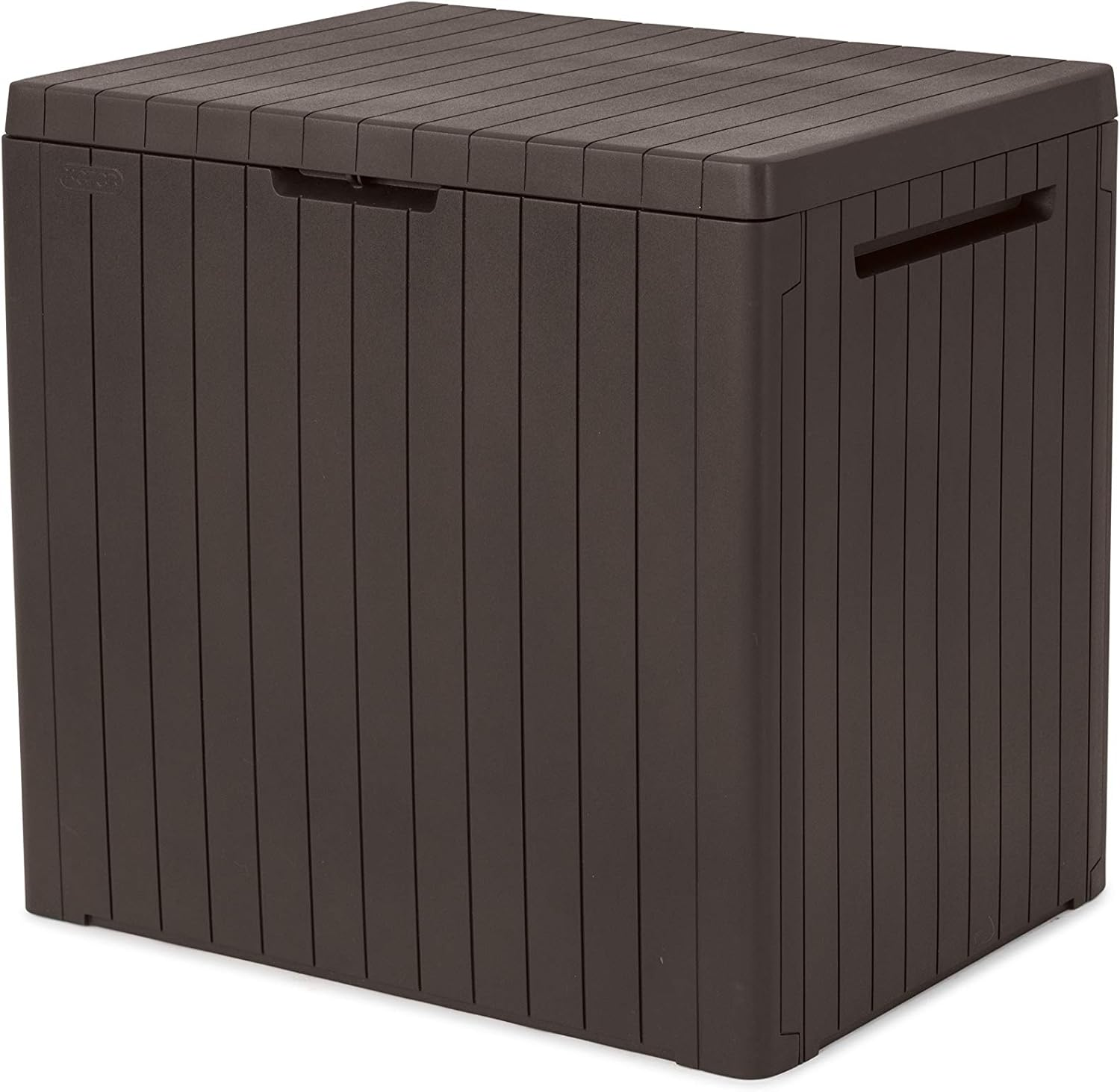 City Outdoor Plastic Storage Box Garden Furniture 57.8 X 44 X 54.8 Cm - Brown
