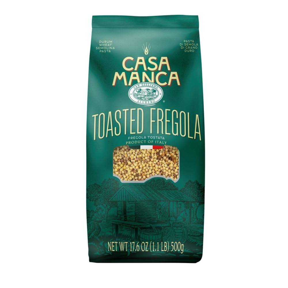 Casa Manca Toasted Fregola Semolina Pasta, 1.1 Pound