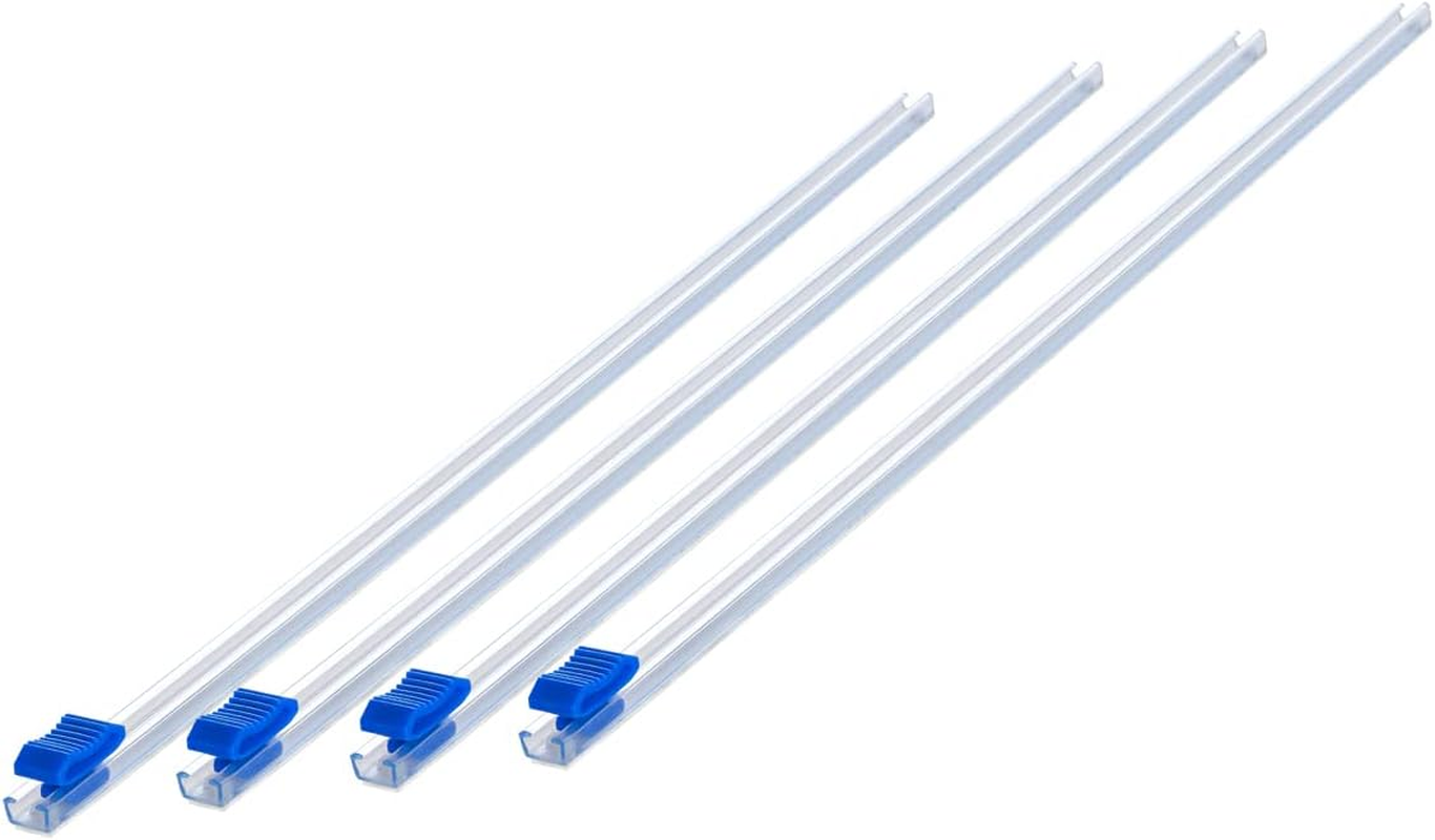 Plastic Wrap Cutter - 4 Sticks Self-Adhesive Fit 12