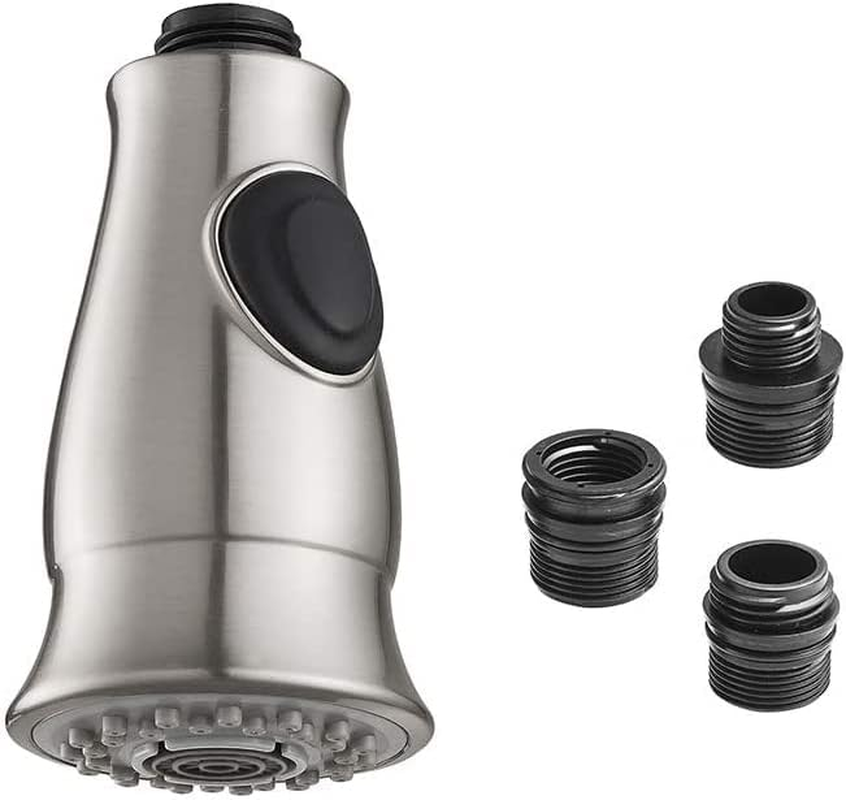 Kitchen Faucet Pull down Spray Head, Faucet Sprayer Replacement for MOEN DELTA Kitchen Sink Pull-Down Faucet, Brushed Nickel - Upgraded Ver.