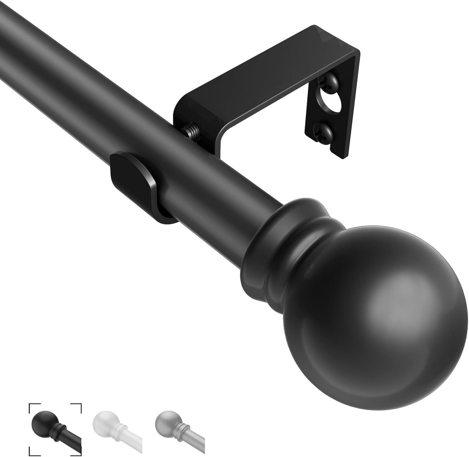 Black Curtain Rods for Windows 31