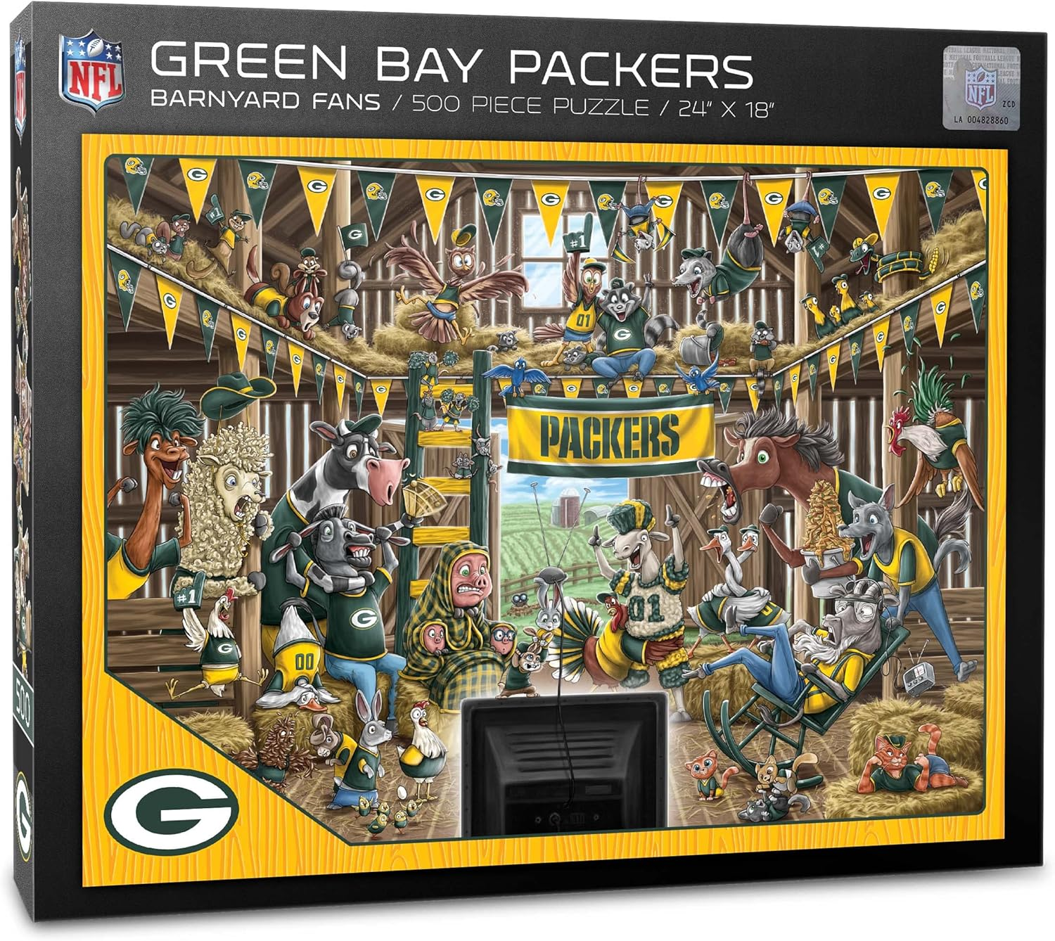Youthefan NFL Barnyard Fans 500Pc Puzzle