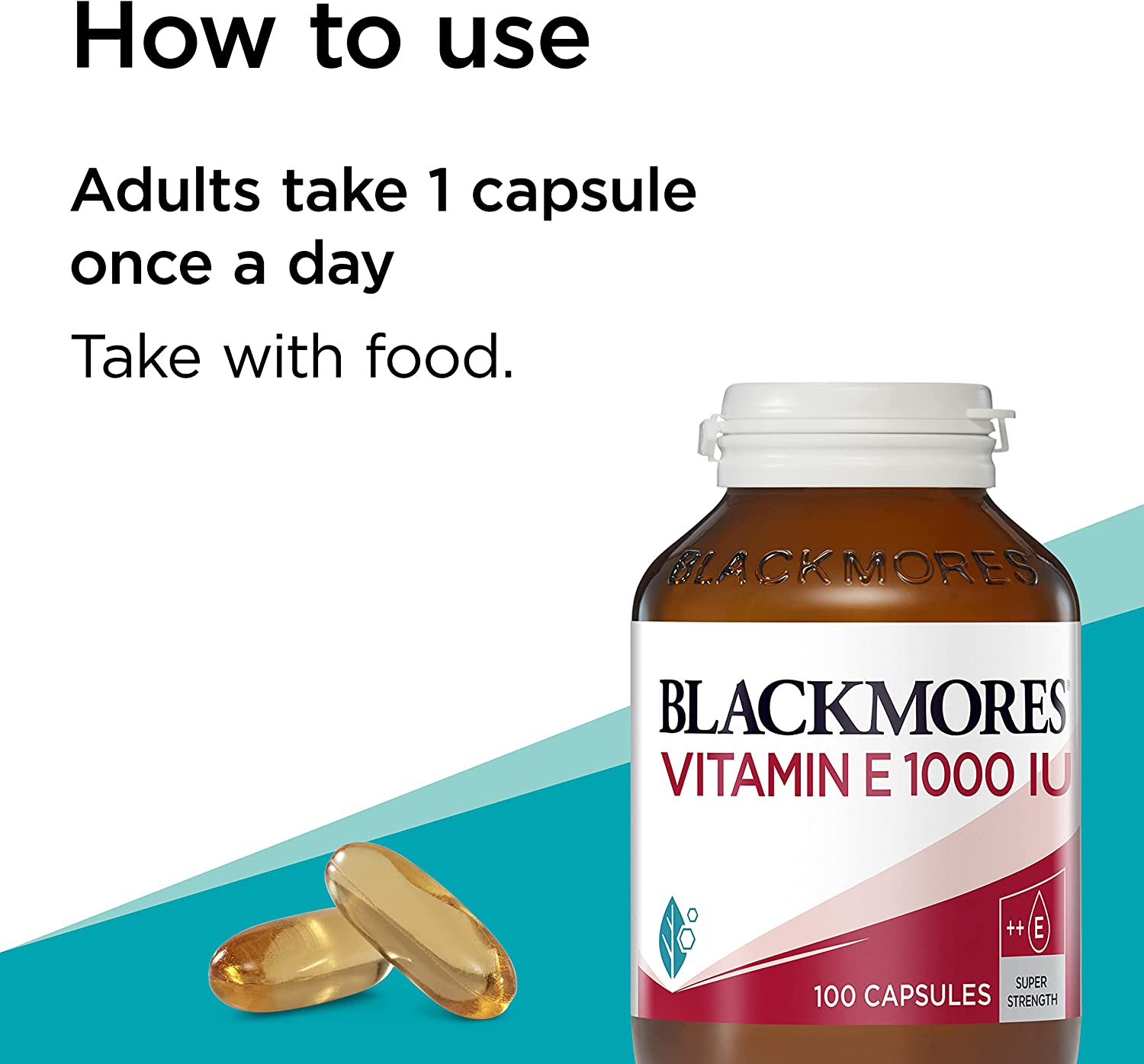 Blackmores Vitamin E 1000IU |Supports Healthy Cholesterol Levels | 100 Capsules - Picture 7 of 14