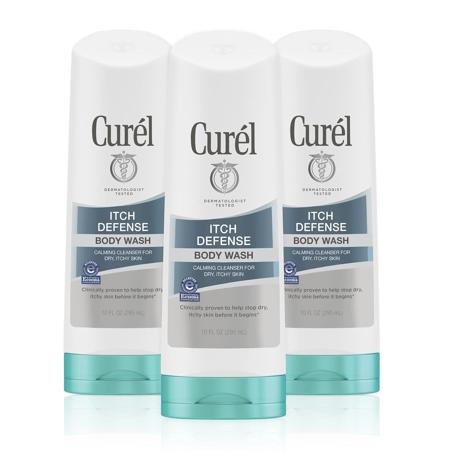 Curel Itch Defense Calming Body Wash 10 oz 3-Pack
