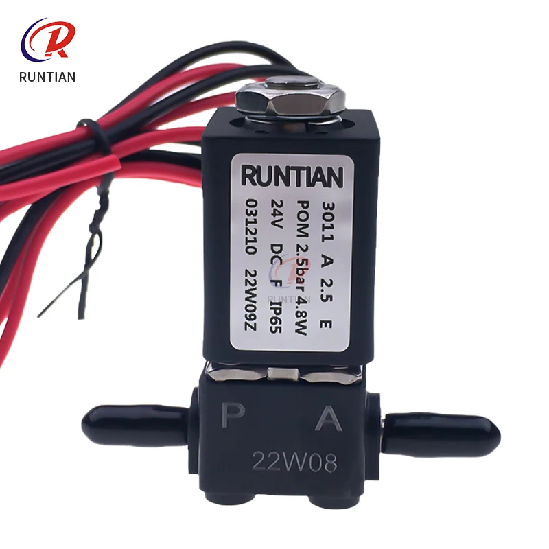 Good quality 2-way Solenoid valve 24V DC for solvent and uv ink UV Solenoid valve Air Water Oil Pneumatic Aluminum Valve