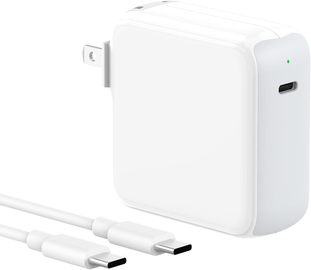 Charger for Macbook Air Macbook Pro 13 14 15 16 Inch 2025 2024 2023 2022 2021 2020, M1 M2 M3 M4 Laptop 70W USB C Power Adapter, Ipad, LED, 6.6FT USB-C Cable, Charging as Fast as Original Quality