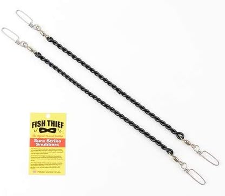 Fish Thief Downrigger Snubber Twin Pack, Black