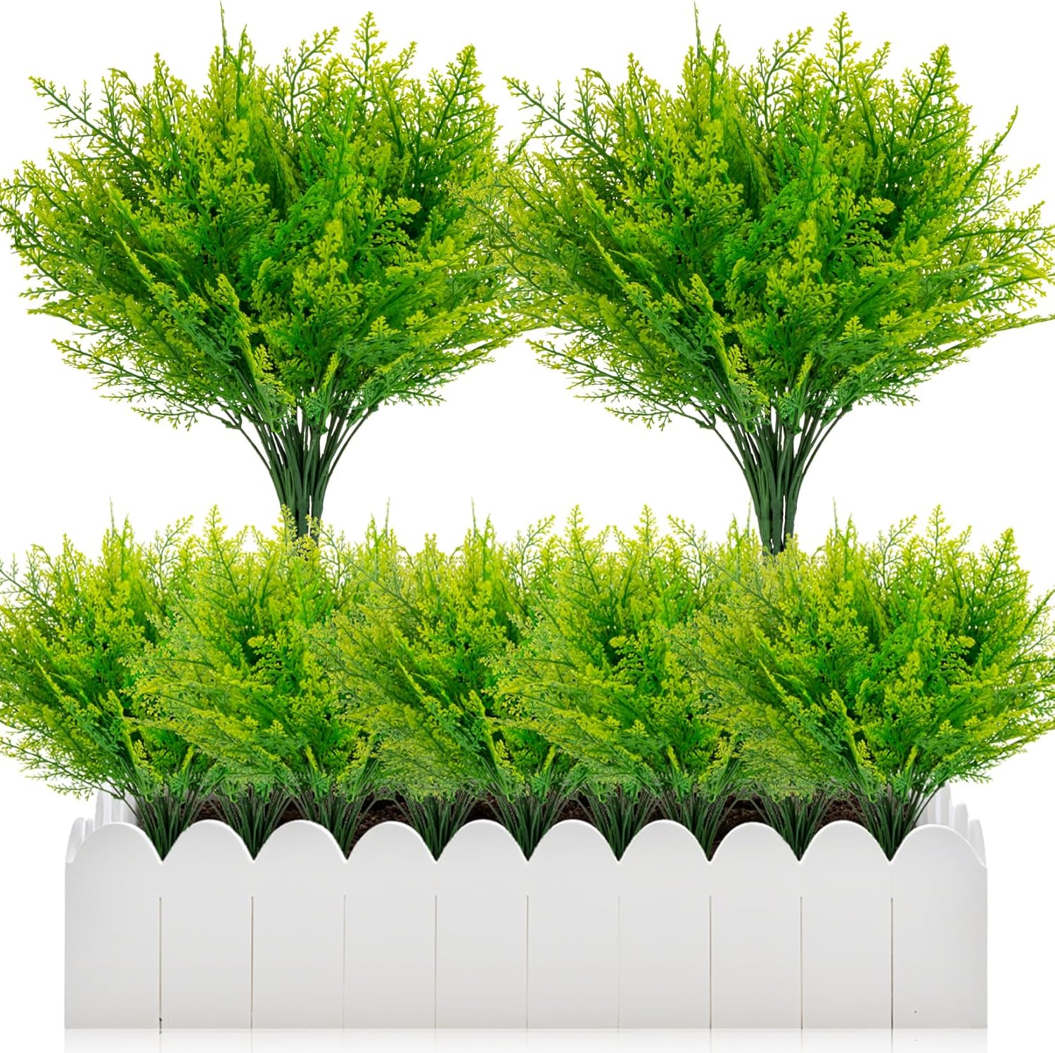 5PCS Fake Ferns - Fake Plants Artificial Plants Indoor Outdoor Faux Plants  for o | eBay
