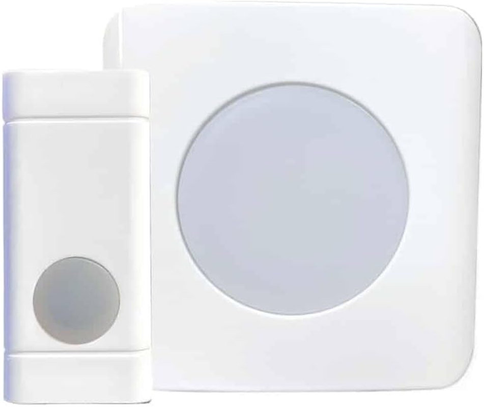 Security2020 WC180 Wireless Door Chime with Flashing Strobe Light