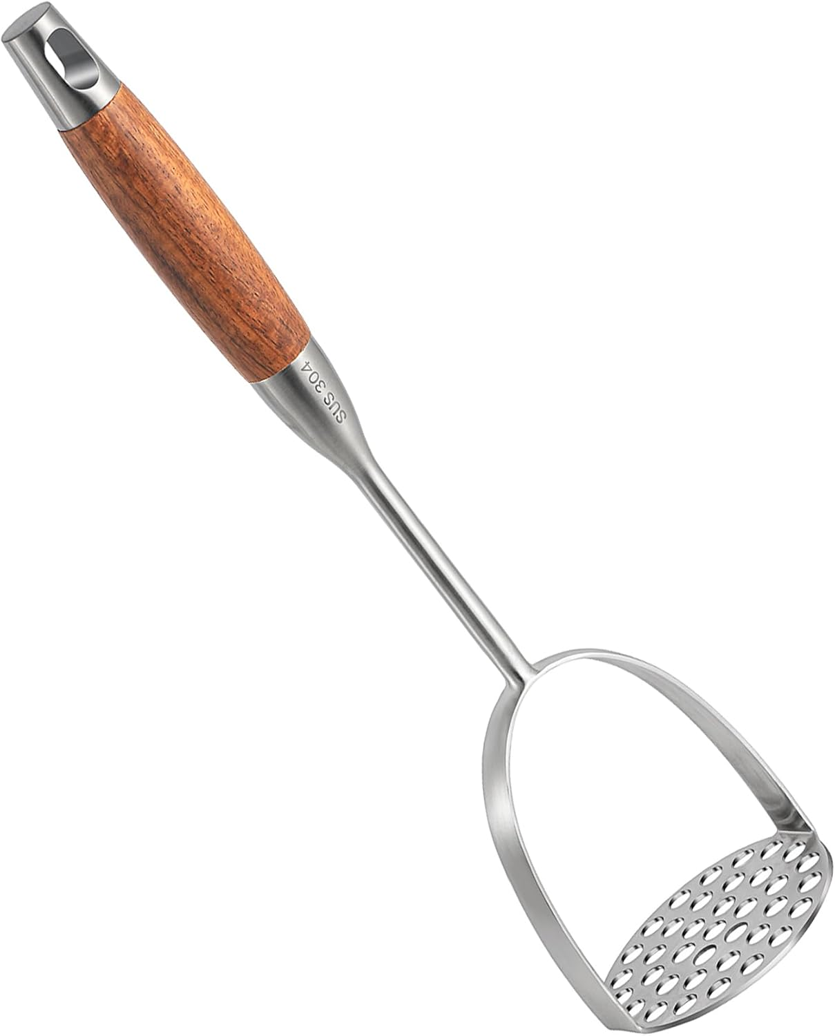 Heavy Duty Mashed Potatoe Masher, Professional Integrated Stainless Steel Pot... - Picture 9 of 15