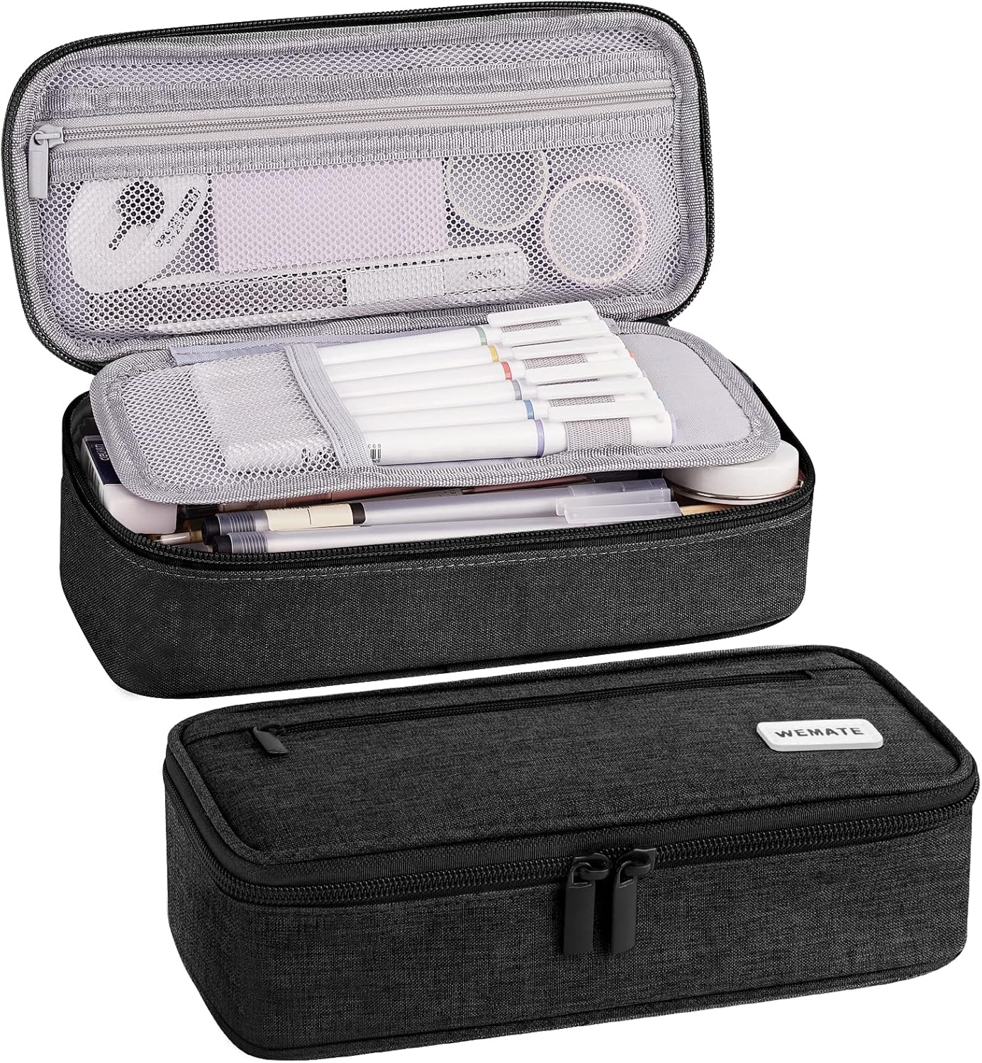 estuche de lapices grande organizador cosmetiquera lapicera escolar estuche