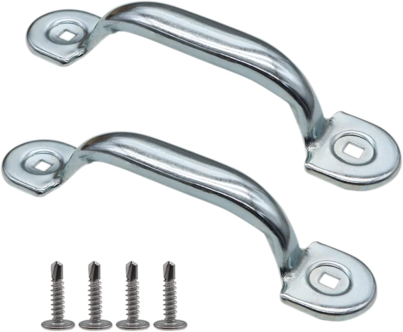 2 Pack Garage Door Bottom Lift Handles Heavy Duty Replacement Pull Handles New