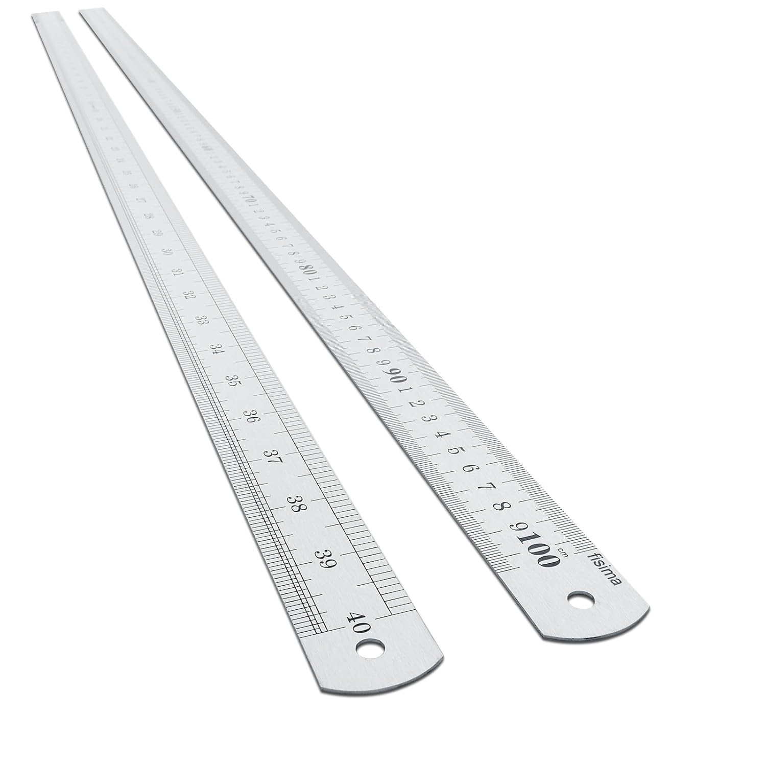 Large Stainless Steel Ruler Rule Measure Straight Edge 1 Metre Meter 40