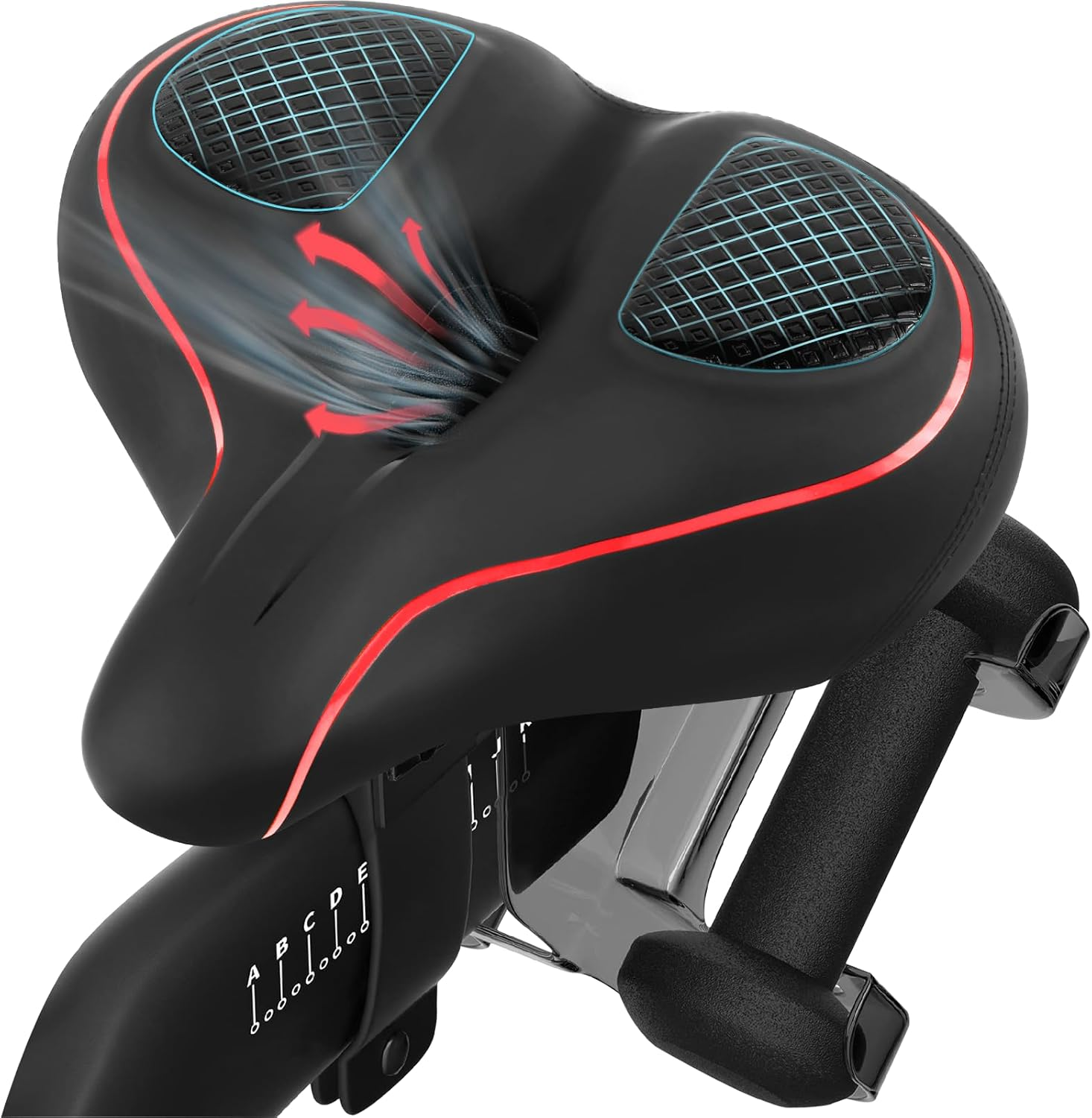 Oversized Bike Seat Compatible with Peloton Bike/Bike+, Extra Wide Comfort Bike