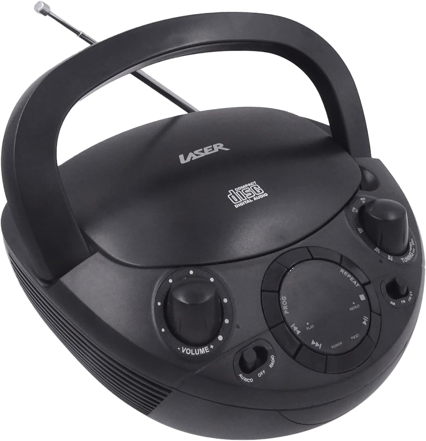 Portable CD Player Boombox Bluetooth AM/FM Radio Stereo AUX MP3 Music System