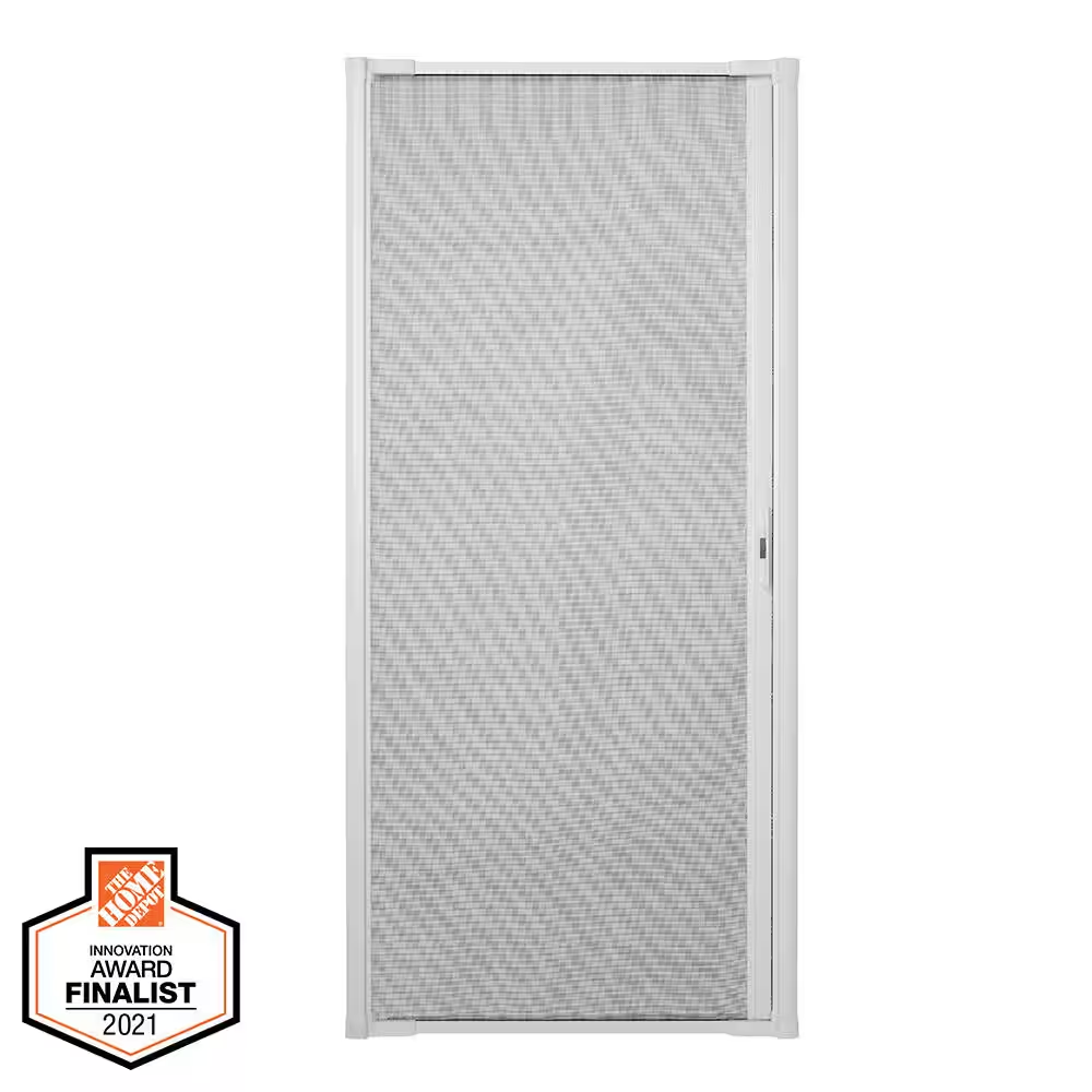 Retractable Insect Screen Universal Aluminum Gliding Single Door 36