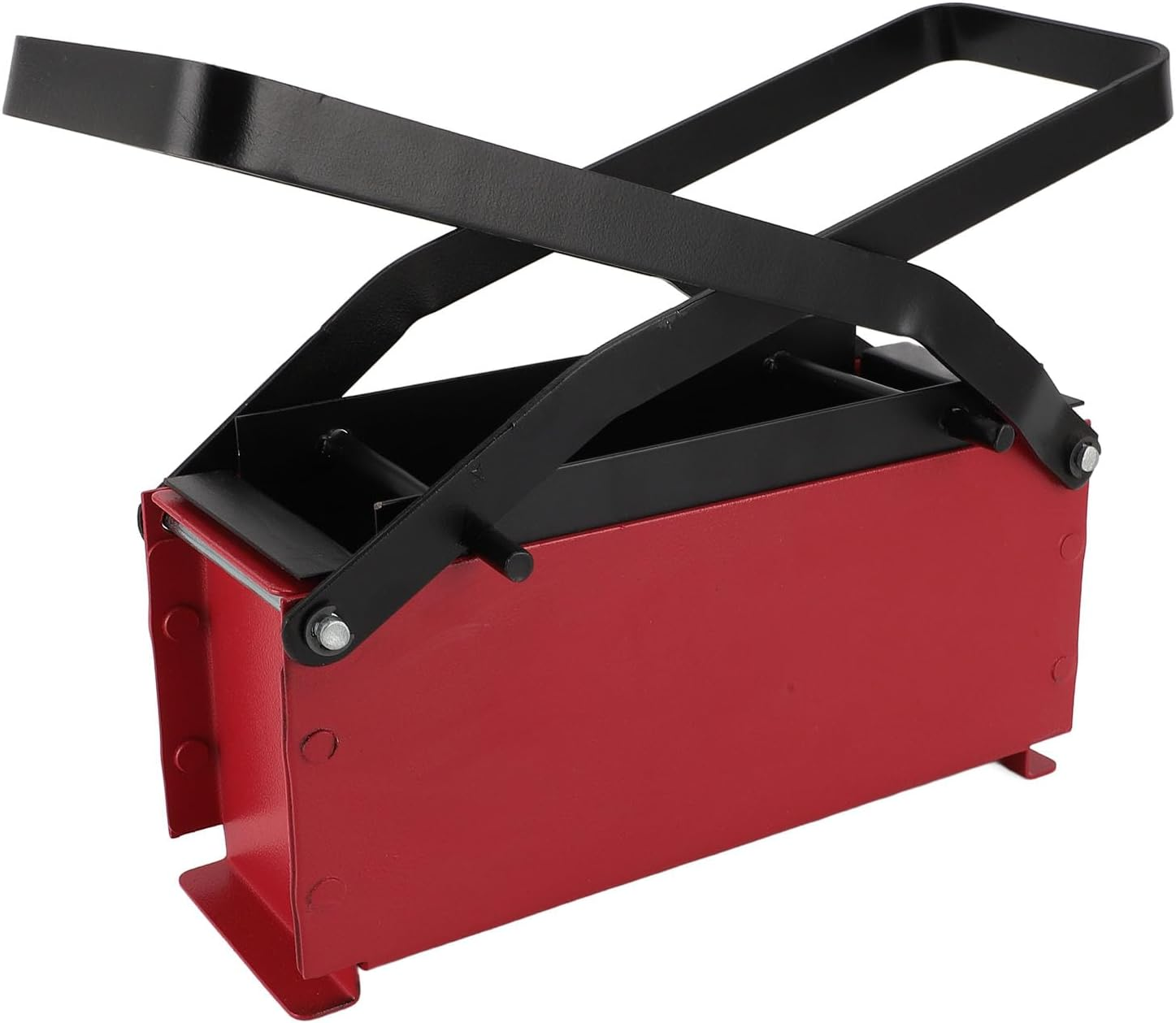 Paper Brick Maker, Iron Log Briquette Maker with Basket for Stove Fireplace Waste Paper Sawdust Leaves