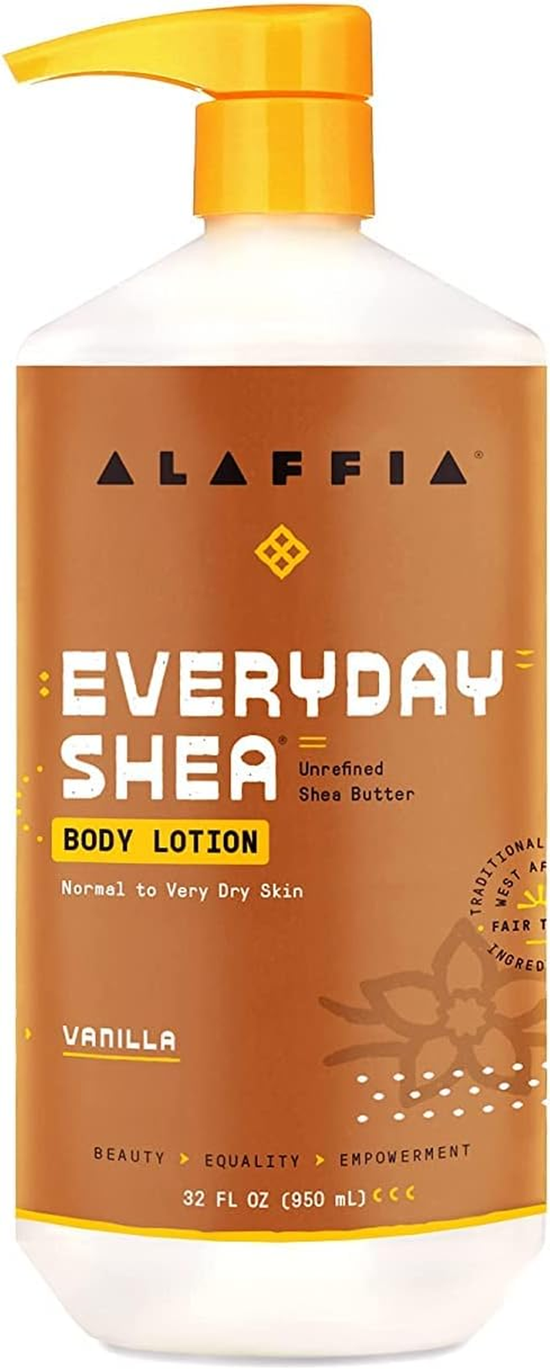 Alaffia Everyday Shea Vanilla Scented Body Lotion 950 Ml - Picture 8 of 13
