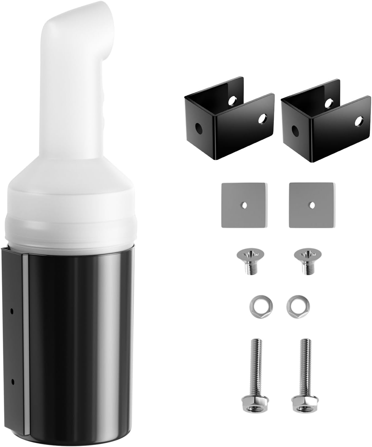 Golf Cart Sand Bottle with Holder, No-Drilling Universal Golf Sand Bottle, Divot Filler Sand Bottle for Club Car, EZGO, Yamaha with 1