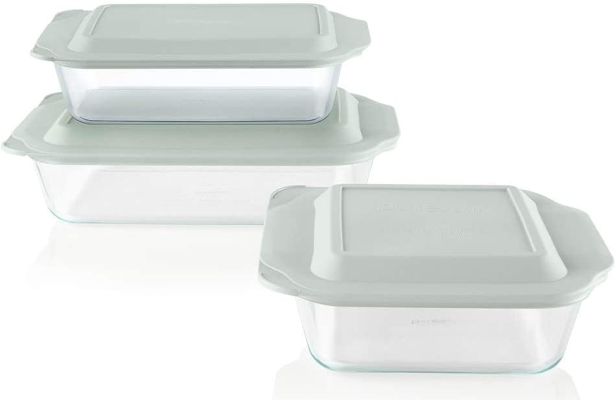 Pyrex Deep 3-Pack Glass Baking Dish Set (9