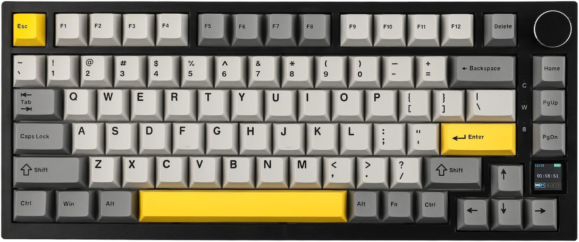 EPOMAKER Ajazz AK820 Pro 75% Gasket-Mounted Mechanical Keyboard with TFT Scre... - Picture 9 of 10
