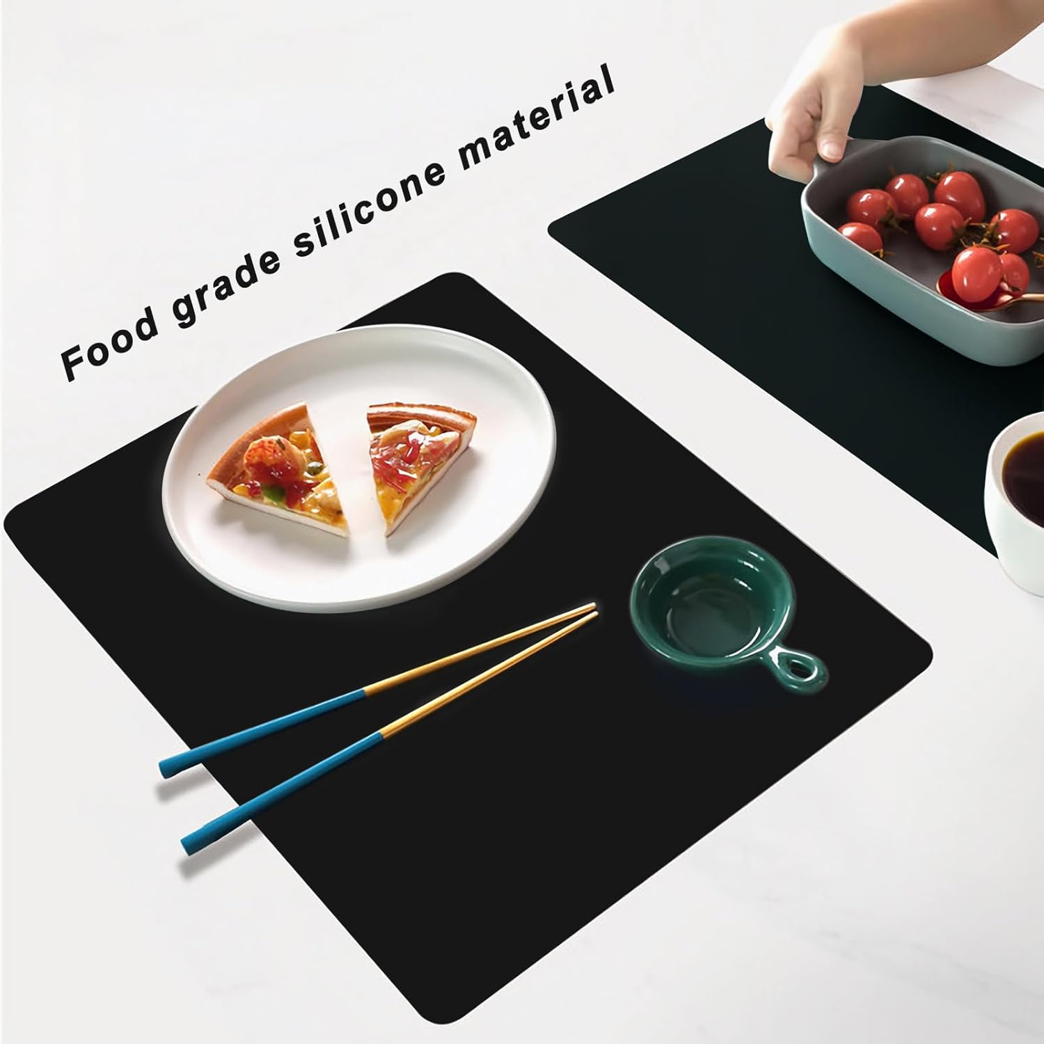 Silicone Placemats, Food-Grade Non-Slip Waterproof, Dining, Countertop Protec... - Picture 8 of 17