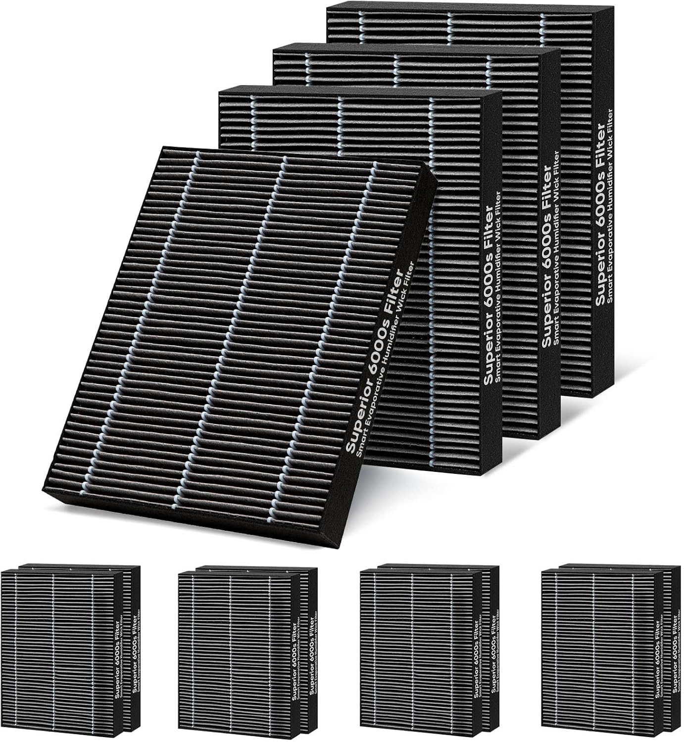 12 Pack 6000S Wick Filters Compatible with LEVOIT Superior 6000S Smart Evapor.