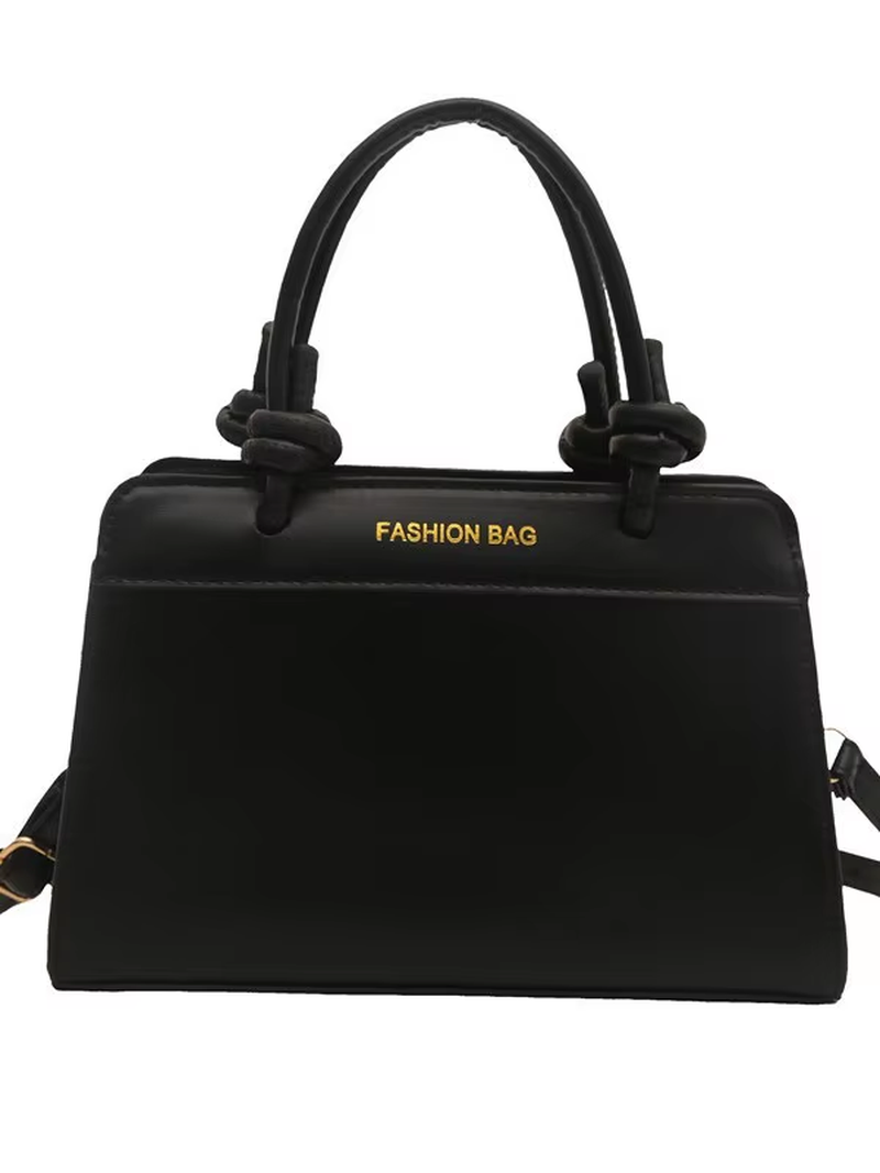 ZPB2874 High Quality Women'S PU Leather Canvas Handbag Large Capacity Sling Shoulder Bag Durable Polyester Lining Stylish