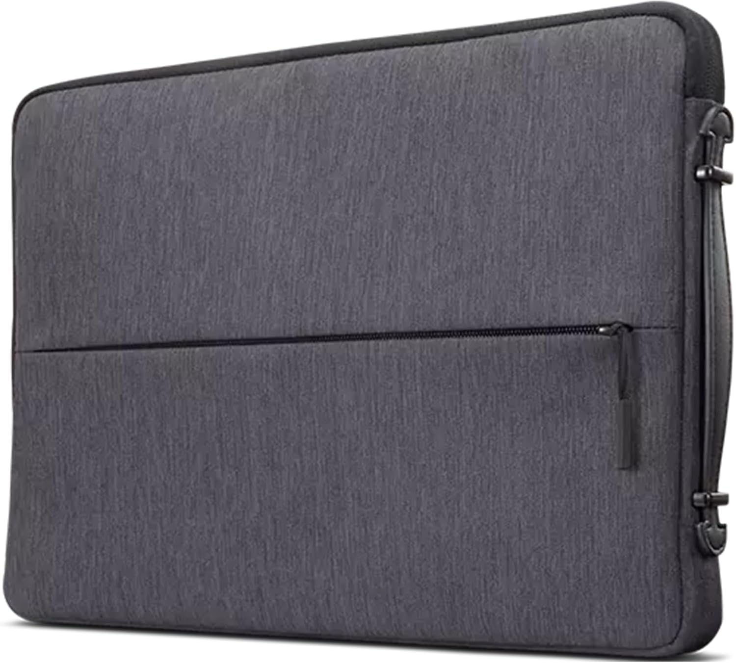 Urban Sleeve 14-inch for Laptop/Notebook/Tablet - Water Resistant - Padded Compartments - Zippered Accessory Storage - Reinforced Rubber Corners - Extendable Handle - Charcoal Grey