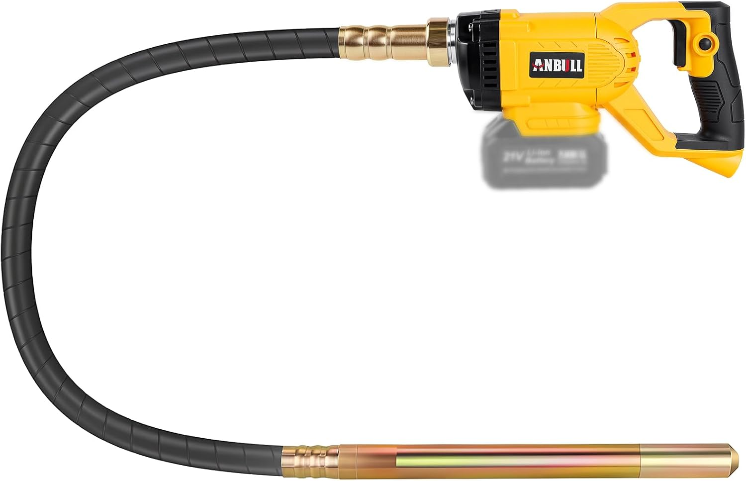 Concrete Vibrating Tool Compatible with Makita 18V Battery,1300W Cordless Concrete Vibrator with 6.6FT Shaft, Portable Cement Vibrator for Remove Air Bubble and Mix Concrete(No Battery)