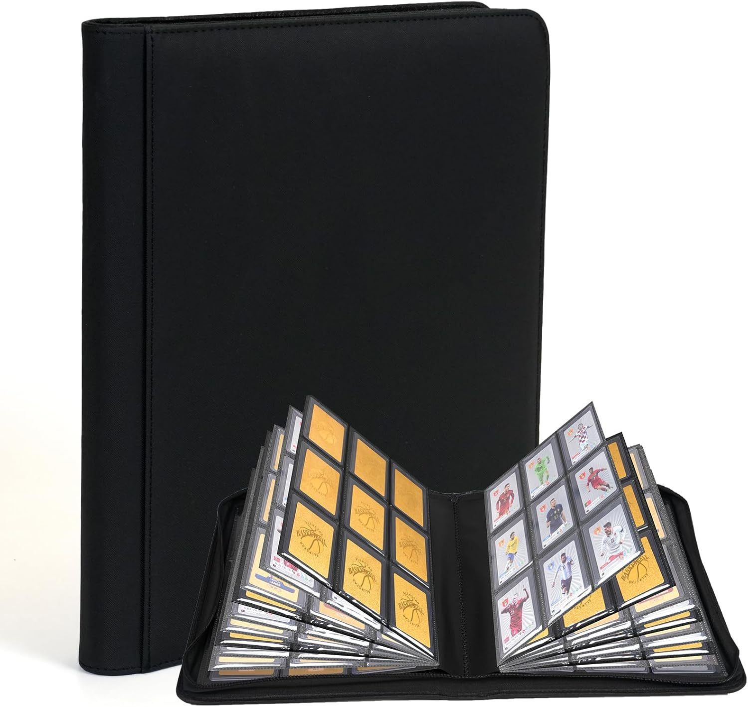 Toploader Binder Holds 324Toploaders 9 Pocket Top Loader Binders with Sleeves..