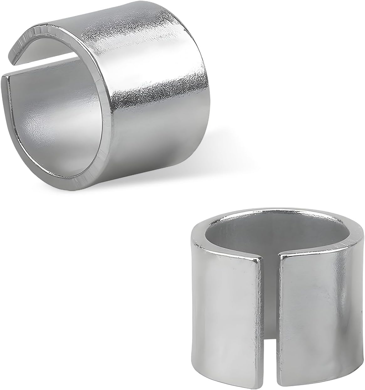 1 Pair Battery Post Shims, Negative & Positive Battery Terminal Shim Converters, Pure Lead Battery Terminal Adaptor Sleeves for Most Vehicles, Universal Car Accessories