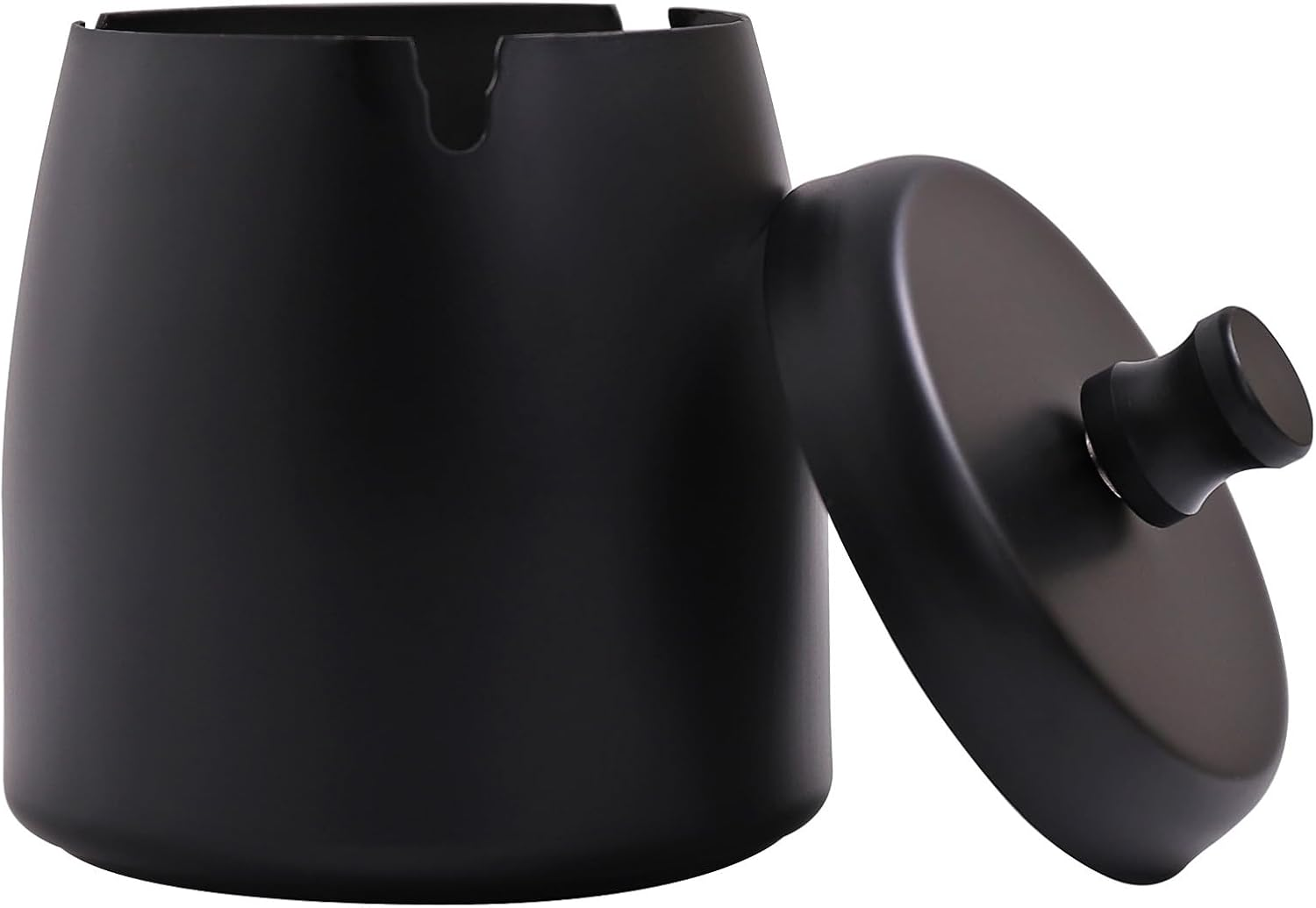 Small Outdoor Ashtray with Lid for Cigarette, Smokeless Stainless Steel Ash  Tray
