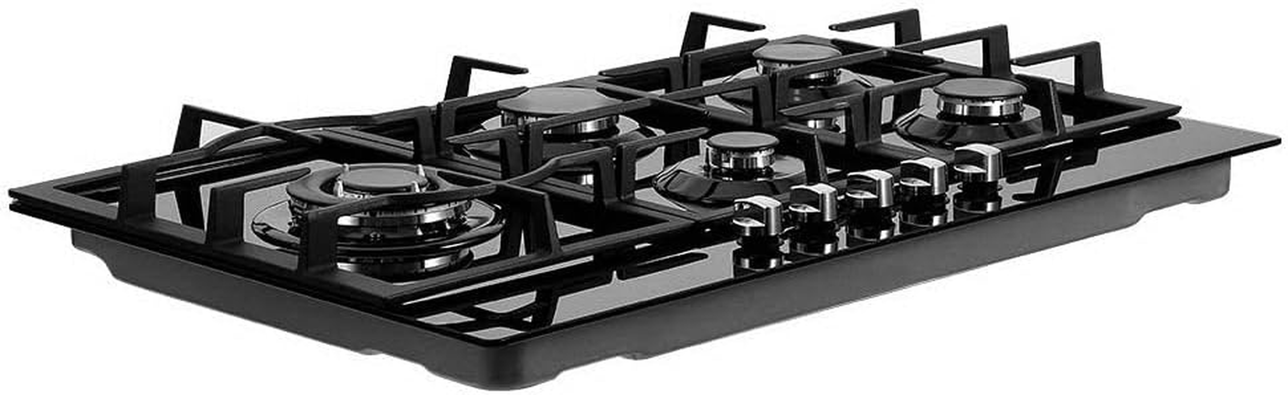 Devanti Gas Cooktop, 90cm 5 Burner Portable Stove Electric Cooktops Wok Burne... - Picture 4 of 18