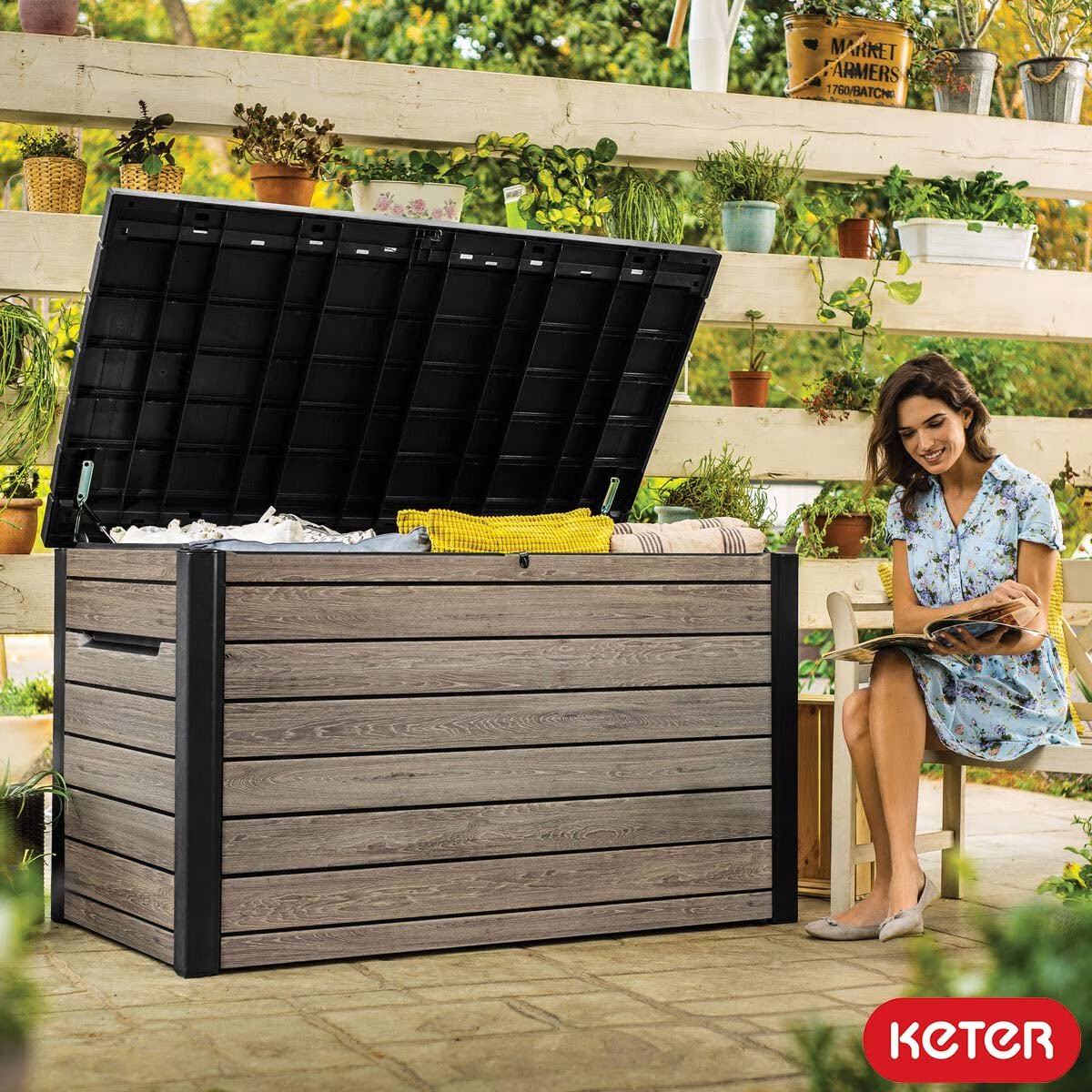 Ashwood Signature 870 Litre (230 Gallon) Outdoor Storage Deck Box