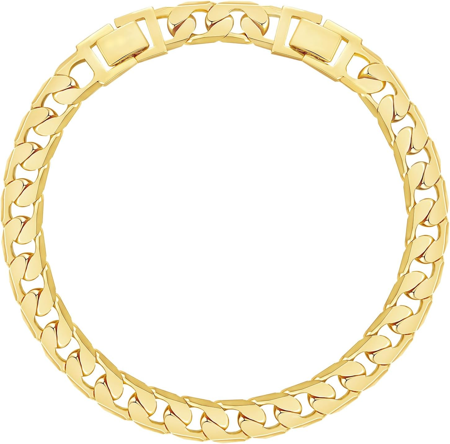 Gold Ankle Bracelets for Women, 14K Gold Anklets Chunky Cuban Link Chain Summer Beach Foot Jewelry Gifts for Women