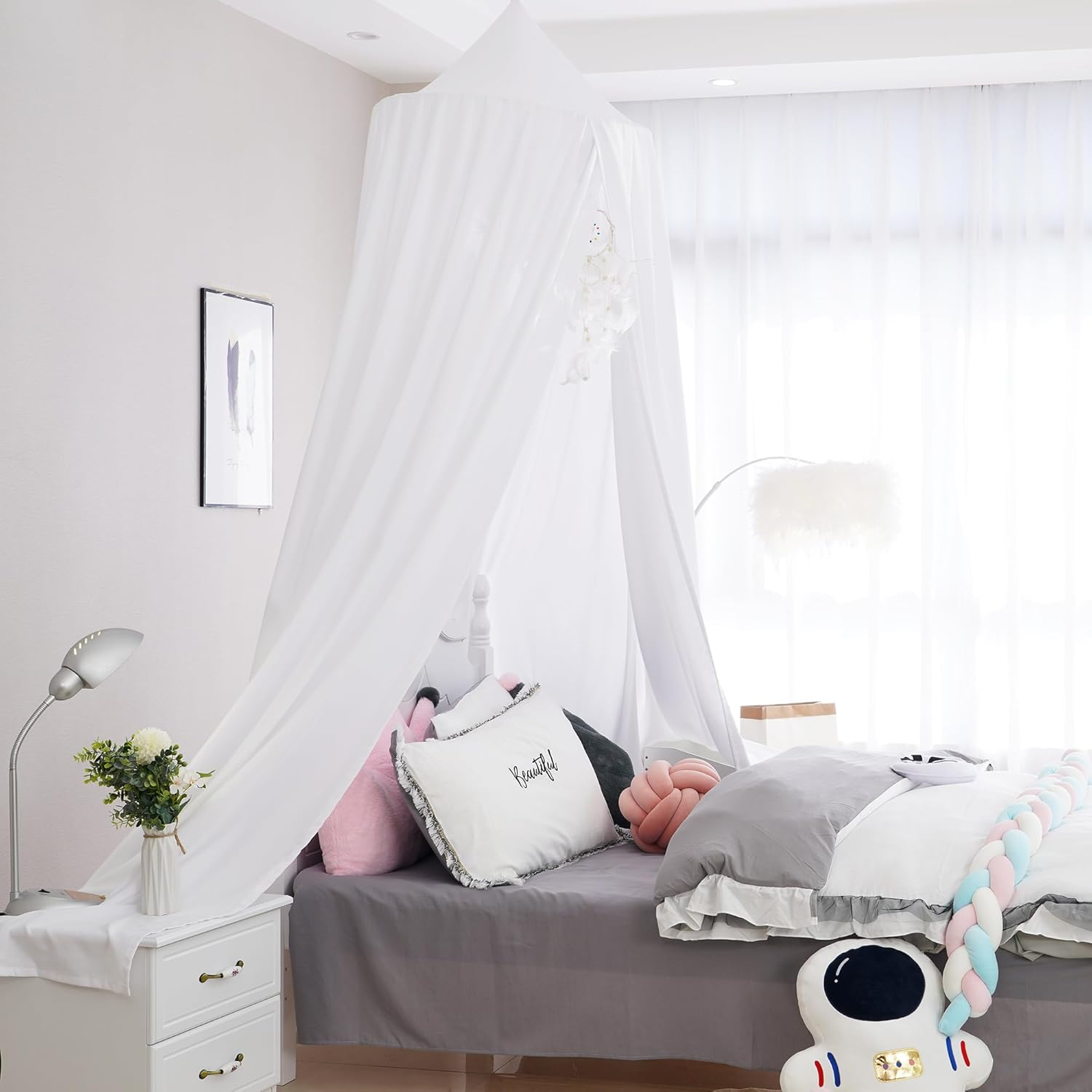 Extra Large Kids Bed Canopy for Girls Boys Bedroom Decor, Crib Canopy Nursery... - Picture 3 of 19