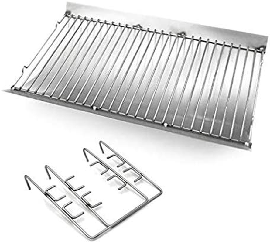 P0350H (1-Pack) 27 Inches Steel Ash Pan with Wire Grate for Chargriller Charcoal Grill 1224, 1324, 2121, 2222, 2727, 2828, 2929, Chargriller 200048,Charbroil 1730205 (27 X 13 1/4)