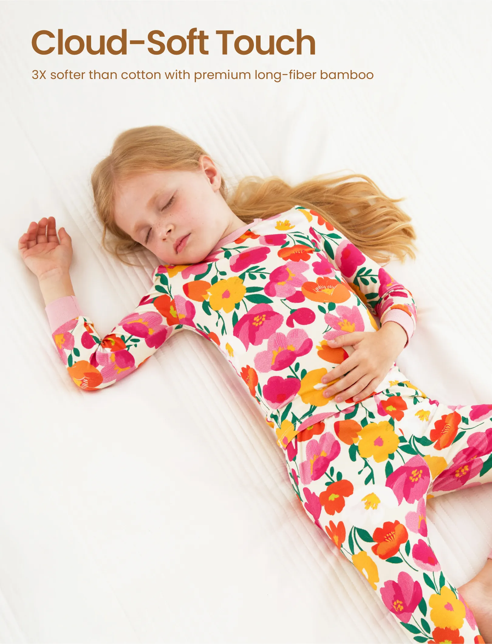 Christmas / Halloween Pajama 2-Piece Bamboo Pajamas Set with Childlike Print for Baby / Toddler( Snug-Fitting) Pink