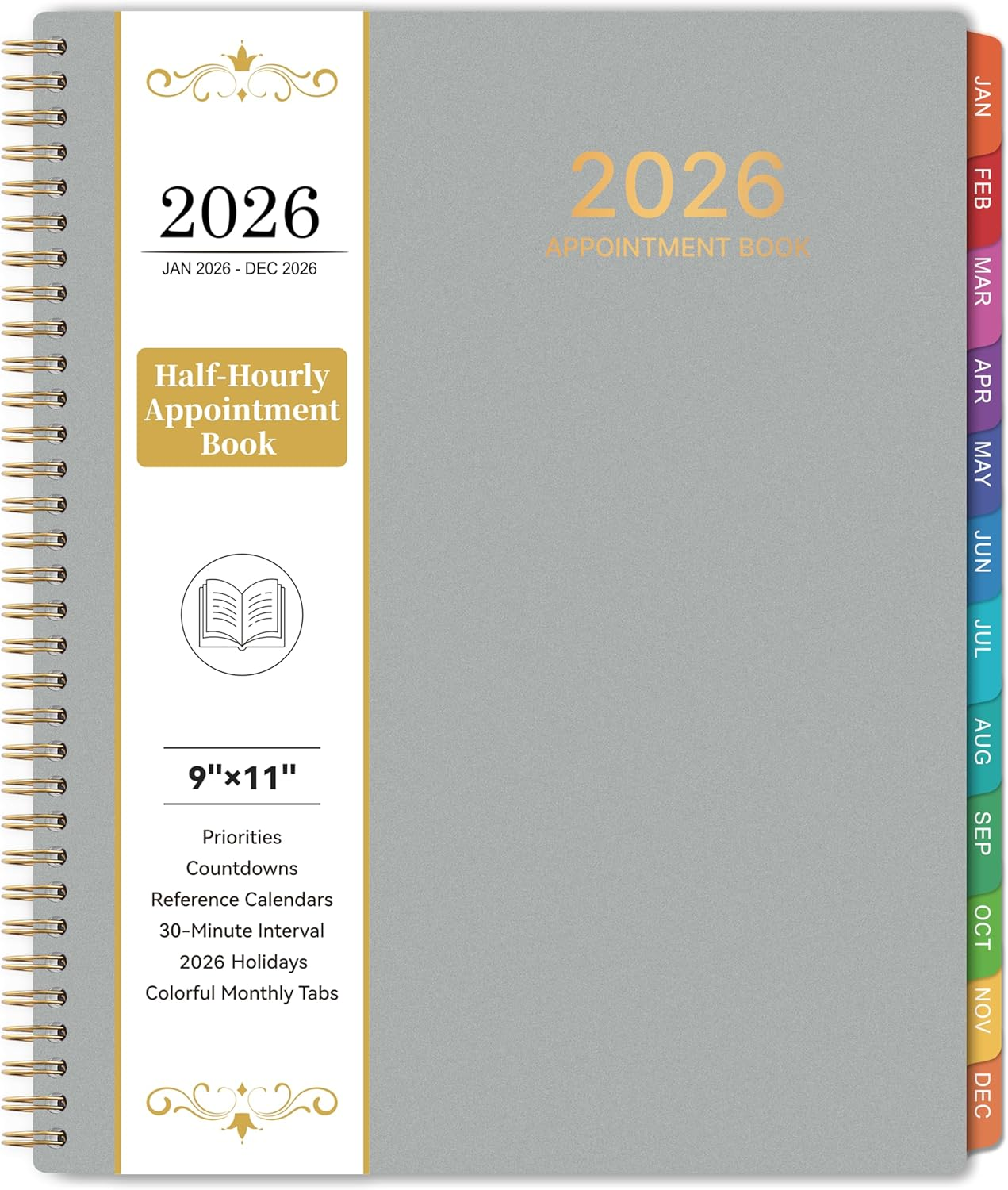 2026 Appointment Book/Planner - Weekly & Monthly, 9
