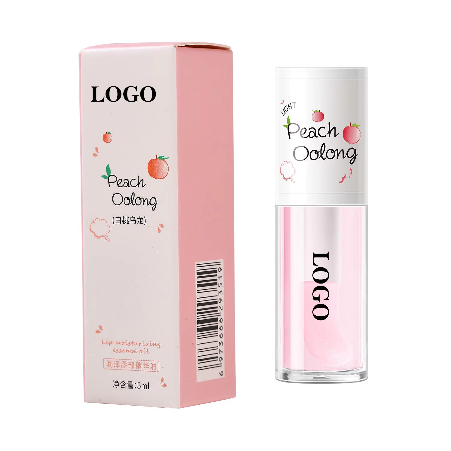 Vegan Private Label Lip Care Serum Liquid Lip Gloss Base Plumper Changing Moisturizing Glow Fruit Lip Oil