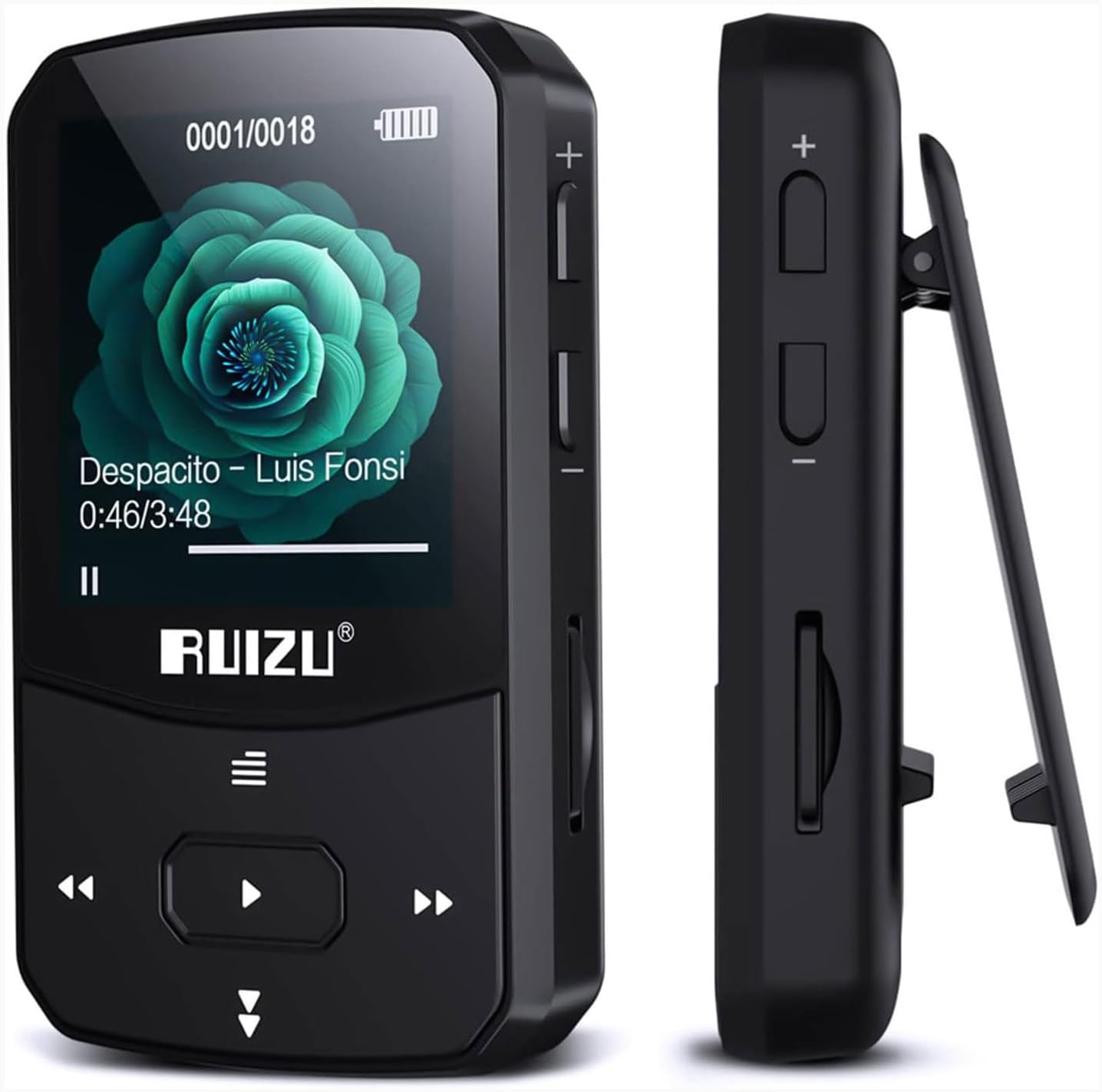 RUIZU 64GB Clip MP3 Player with Bluetooth 5.3, Portable Music Player for Spor... - Picture 2 of 15