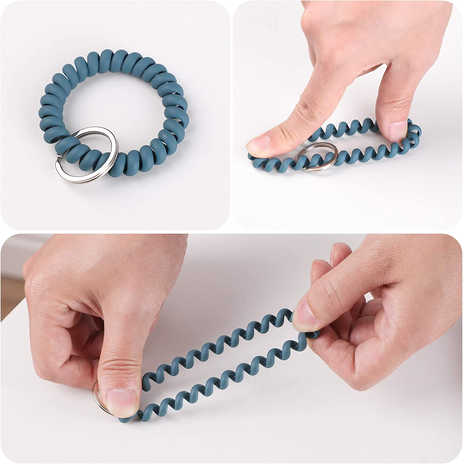LGEGE Stretchable Wristband Wristlet Keychain - Picture 5 of 12