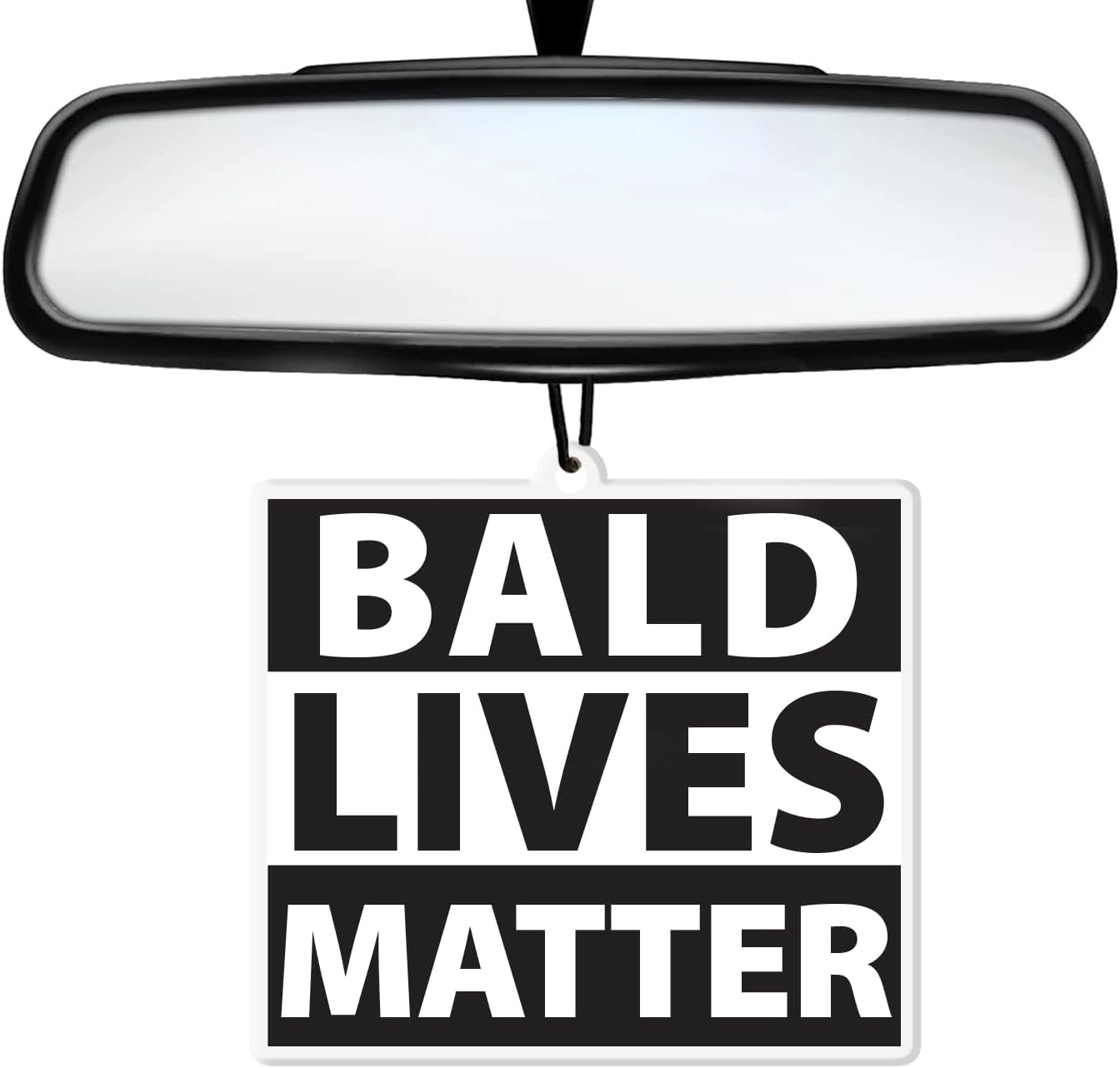 Funny Car Air Freshener Silly Gag Bald Joke Gifts for Men Stocking Fillers