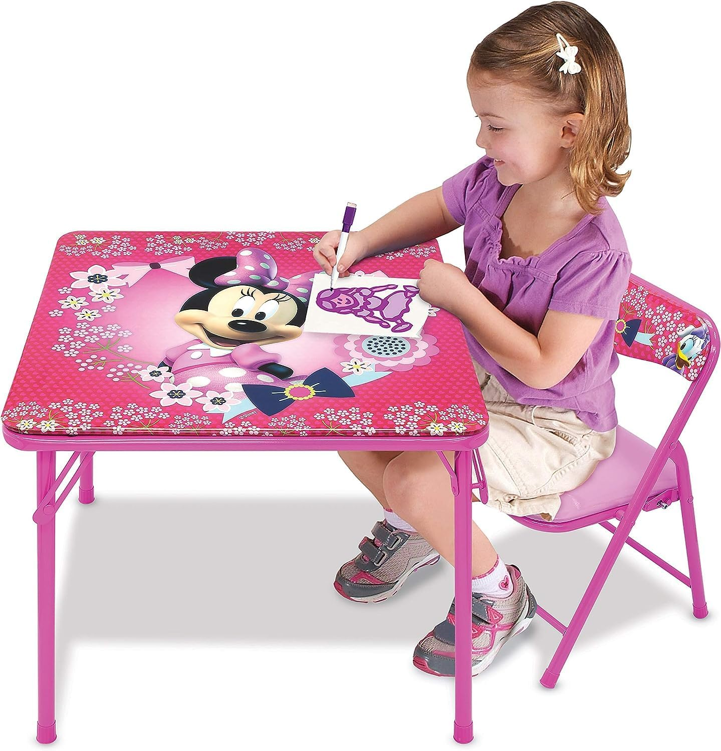 Mouse Table & Chair Set for Toddlers 24-48M, Includes 1 Table & 1 Chair [Amazon Exclusive] Table: 20