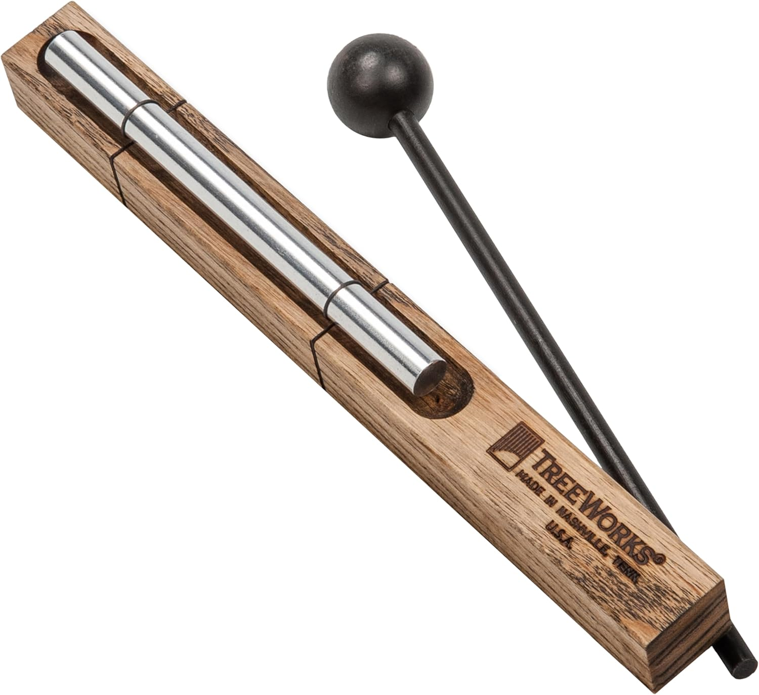 Chimes Energy Chime, Single Note –– MADE in U.S.A. –– for Meditation, Classrooms, Sound Healing or Yoga, Includes Mallet