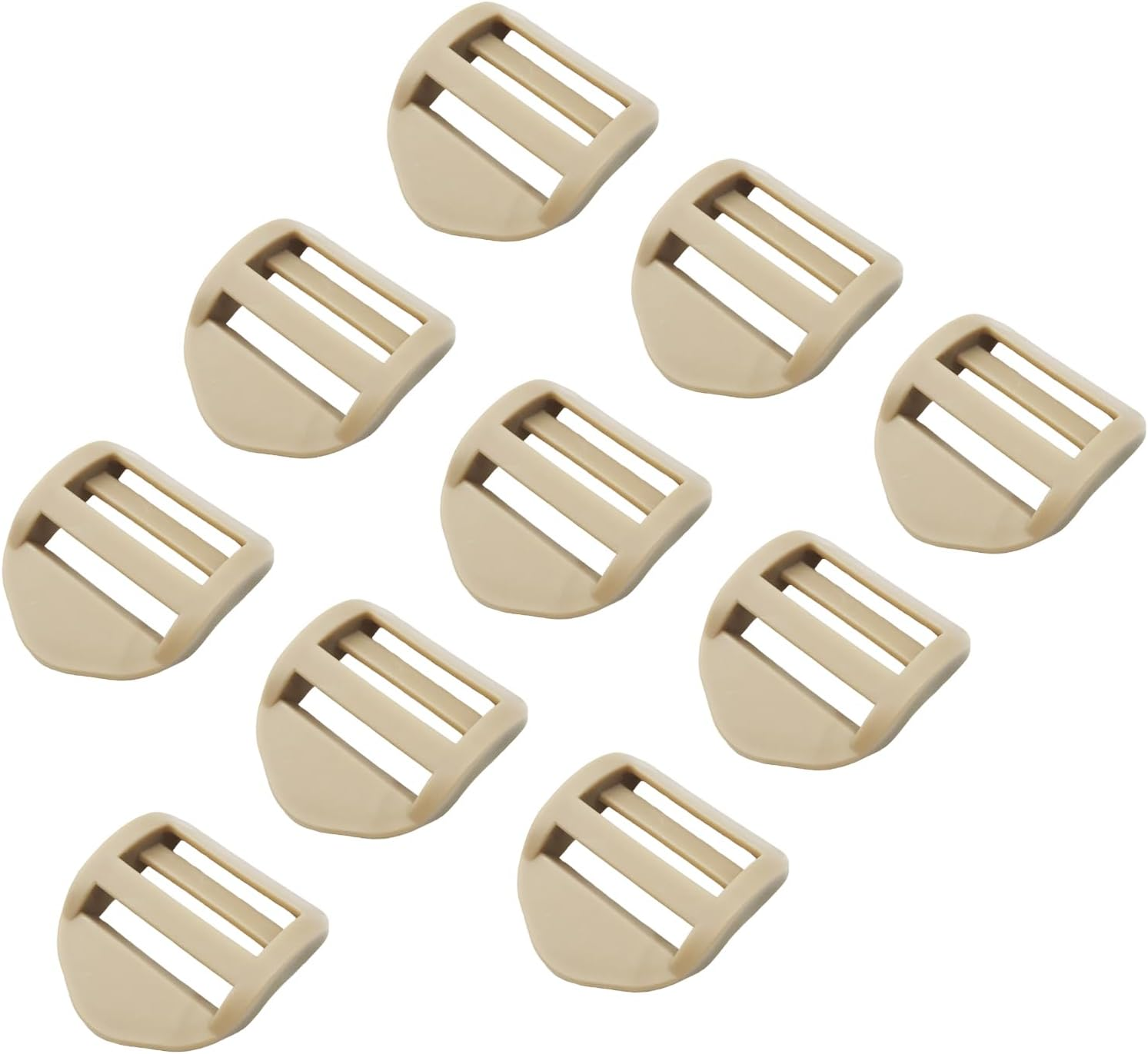10PCS Plastic Side Release & Ladder Lock Buckles for Straps - 3/4 Inch & 1 Inch Sizes for Backpack
