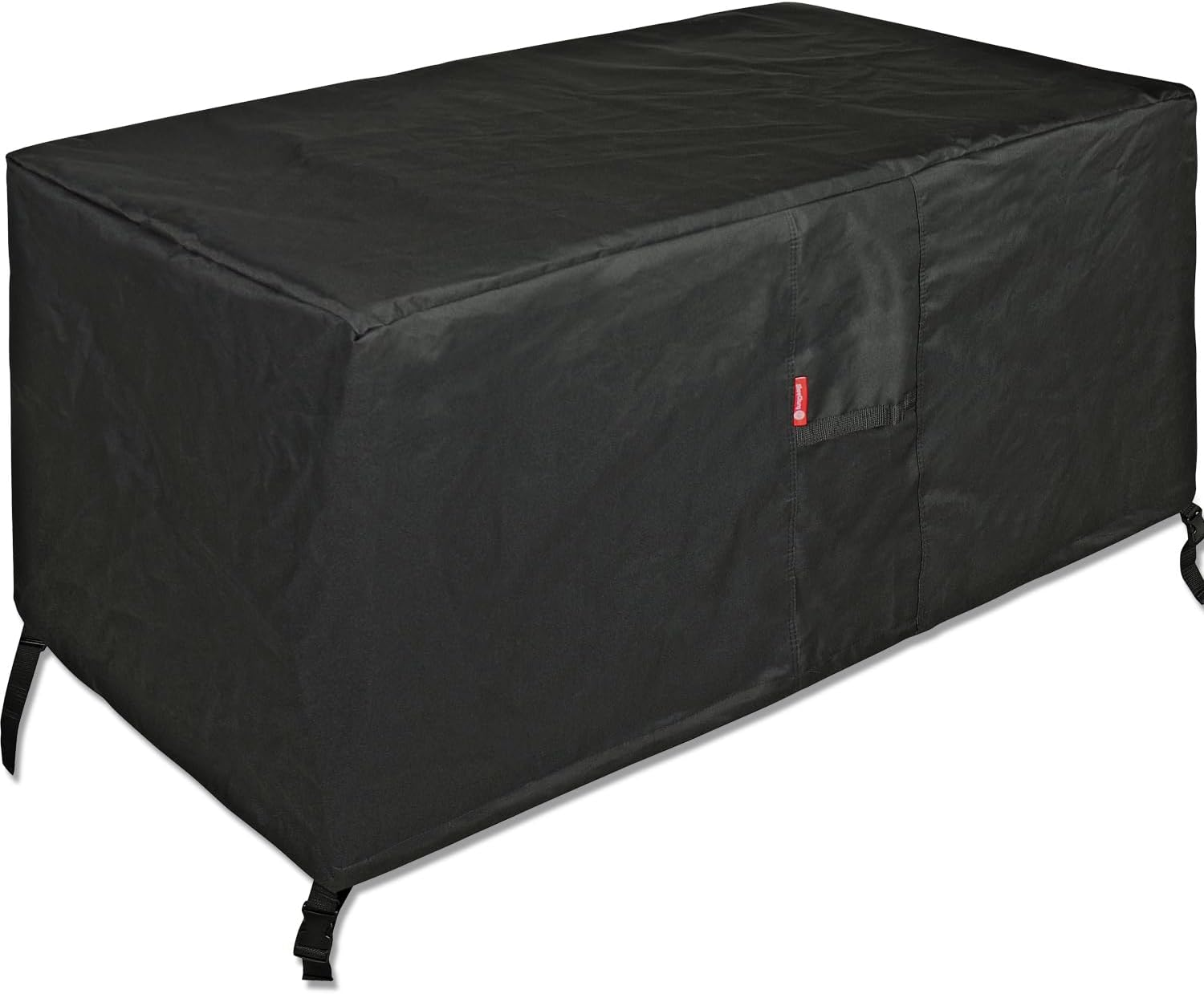 Rectangular Fire Pit Cover-Fits 44-48 Inch Fire Table-Outdoor Waterproof Anti-Uv 600D Heavy Duty Cover for Patio Furniture Gas Fire Pit,Patio Deck Box Protector/Storage Cover(48